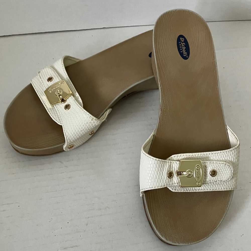 Dr Scholl’s classic White Women's Sandals size 6